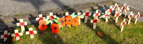 'In Flanders fields the poppies blow, Between the crosses, row on row...'