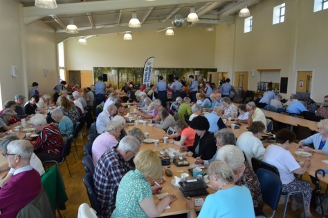 Playing Bingo at this year's Bloxwich Carnival Senior Citizens' Party at the Stan Ball Centre
